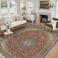 thumbnail image 1 of 5x7 Washable Area Rug Non-Slip Low Profile Vintage Distressed Oriental Rug for Living Room, Bedroom, Dining Room, Office, 1 of 13