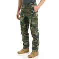 thumbnail image 1 of Vintage 6-Pocket Flat Front Cargo Pants, Woodland Camo, 1 of 2