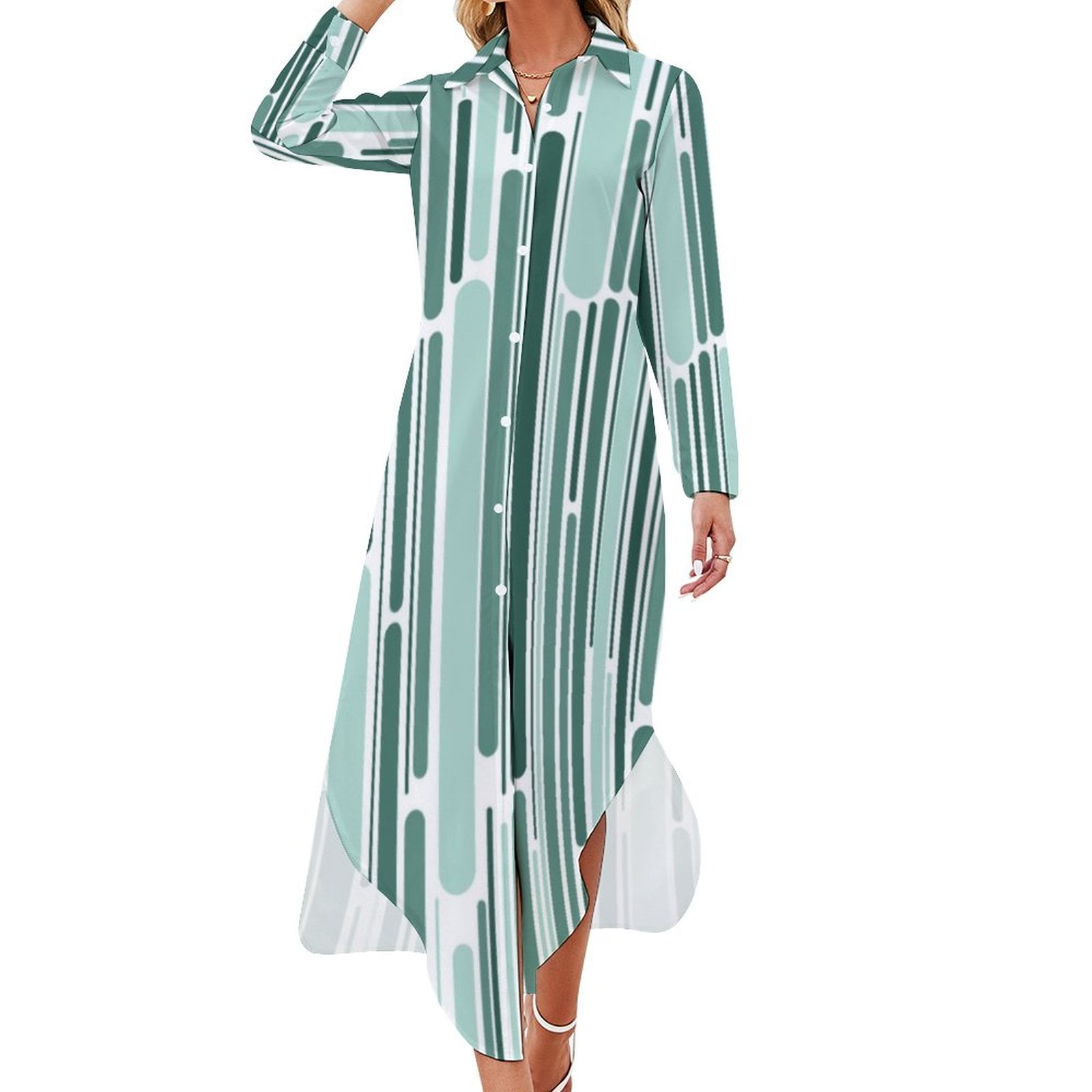 Vintage 60S 70S Hippie Casual Dress Flower Power Print Streetwear Vintage 60S 70S Hippie Casual Dress Flower Power Print Streetwear