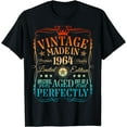 thumbnail image 1 of Vintage 60th Birthday Decorations Vintage 1964 60 Birthday T-Shirt, 1 of 4
