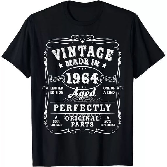 Vintage 60th Birthday Funny 1964 60 Birthday Gift Unisex T-Shirt