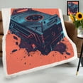 thumbnail image 1 of Vintage 70S Cassettes Sherpa Blanket Throw Blanket For Bed Chair Sofa Blanket For Women Men Blanket Microfiber, 1 of 8