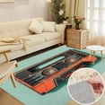 thumbnail image 1 of Vintage 70S Cassettes Soft Large Area Rugs Washable Rug With Non-Slip Backing Carpet For Living Room Bedroom Kitchen, 1 of 6