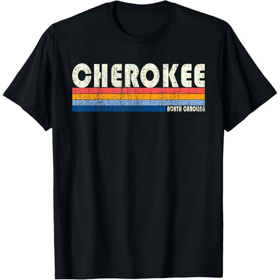 Vintage 70s 80s Style Cherokee NC T-Shirt