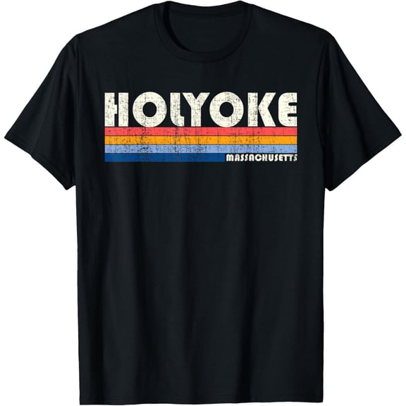 Vintage 70s 80s Style Holyoke MA T-Shirt