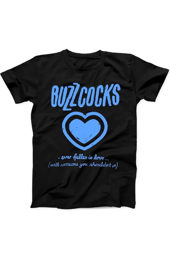 Vintage 70s British Punk Rock Heartbreak Song Black Tee Shirt,for men & women up to 5XL