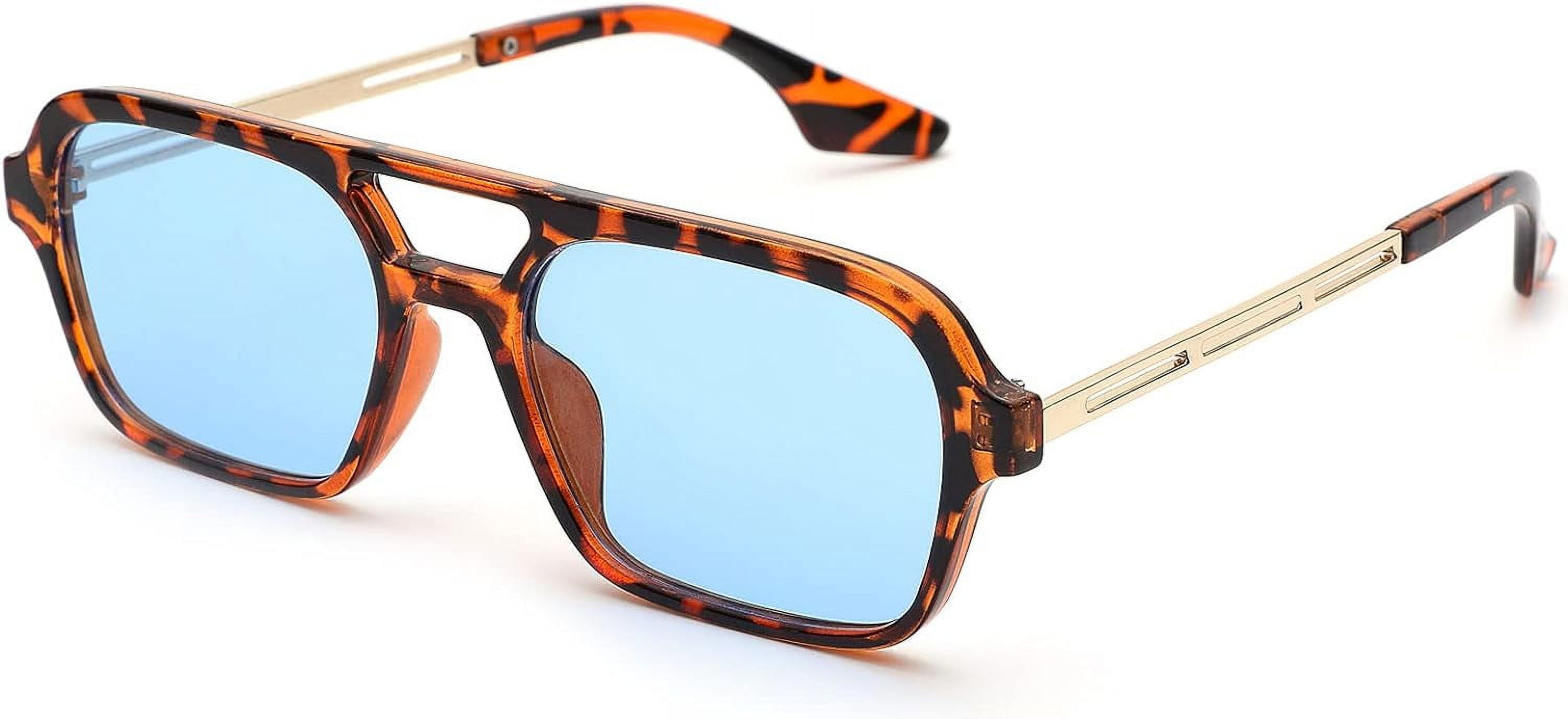 Vintage 70s Flat Aviator Small Frame Sunglasses for Women  display picture 3