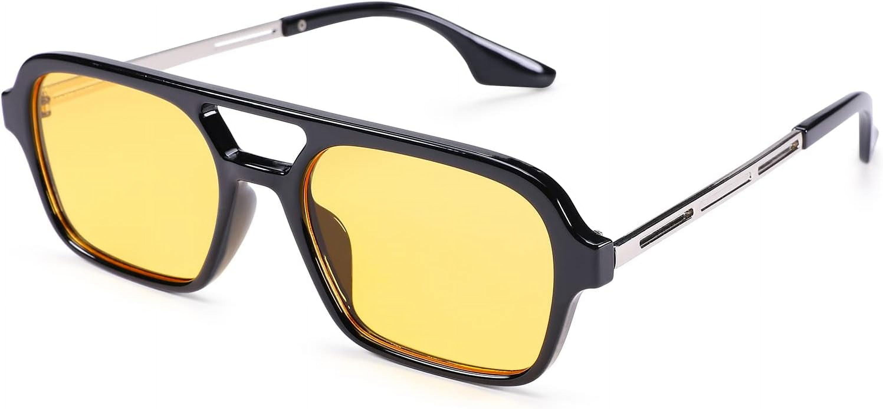 Vintage 70s Flat Aviator Small Frame Sunglasses for Women 
