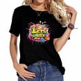 thumbnail image 1 of Vintage 70s Style Retro Rainbow T-Shirt for Women, 1 of 3