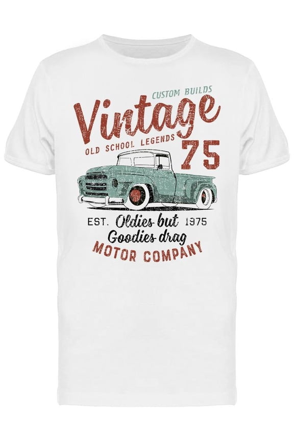 Vintage 75 Cali T-Shirt Men -Image by Shutterstock, Male Medium