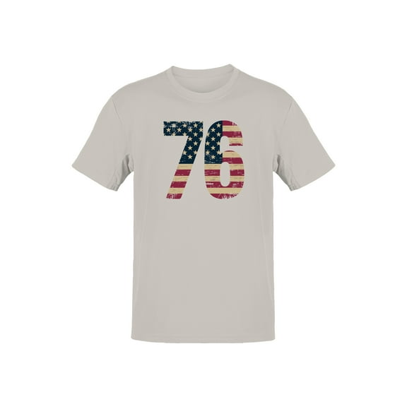 Vintage 76 Flag Design Men's T-shirt