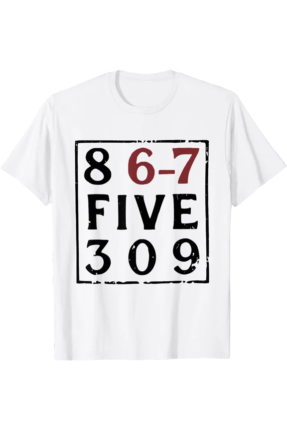Vintage 80's Music Graphic T-Shirt with Bold 'FIVE' Design for Retro Style Enthusiasts