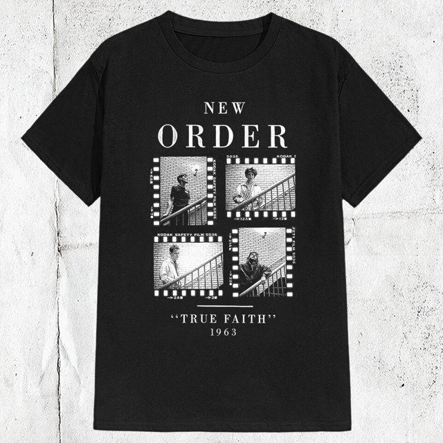 Vintage 80s 90s New Order Band True Faith 1963 Tshirt