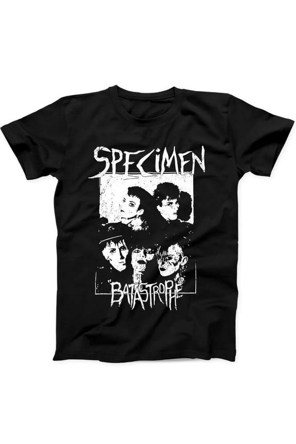 Vintage 80s Glam Goth Bat Deathrock Music Fan Black Graphic Shirt,for men & women up to 5XL