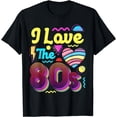 thumbnail image 1 of Vintage 80s Outfit I Love The 80s Costume Women Men T-Shirt, 1 of 4