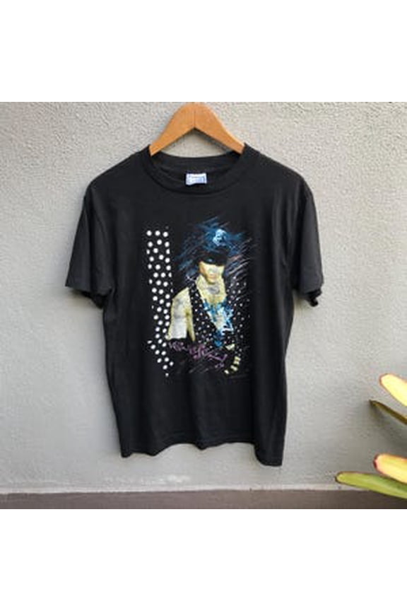 Vintage 80s PRINCE pop singer tee / lovesexy promo / paperthin
