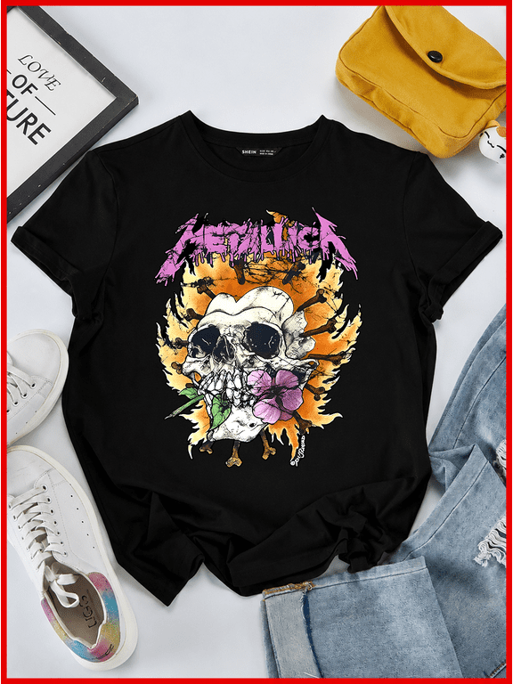 Vintage 80s Rock Metal Band Retro Music Festival Tour Unisex T-Shirt V60592, S-5XL