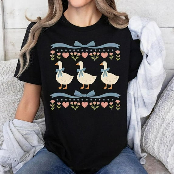 Vintage 80s Silly Goose Shirt Men’s And Women’s Graphic Tee 100% Cotton by TBun, Full Sizes S-5XL