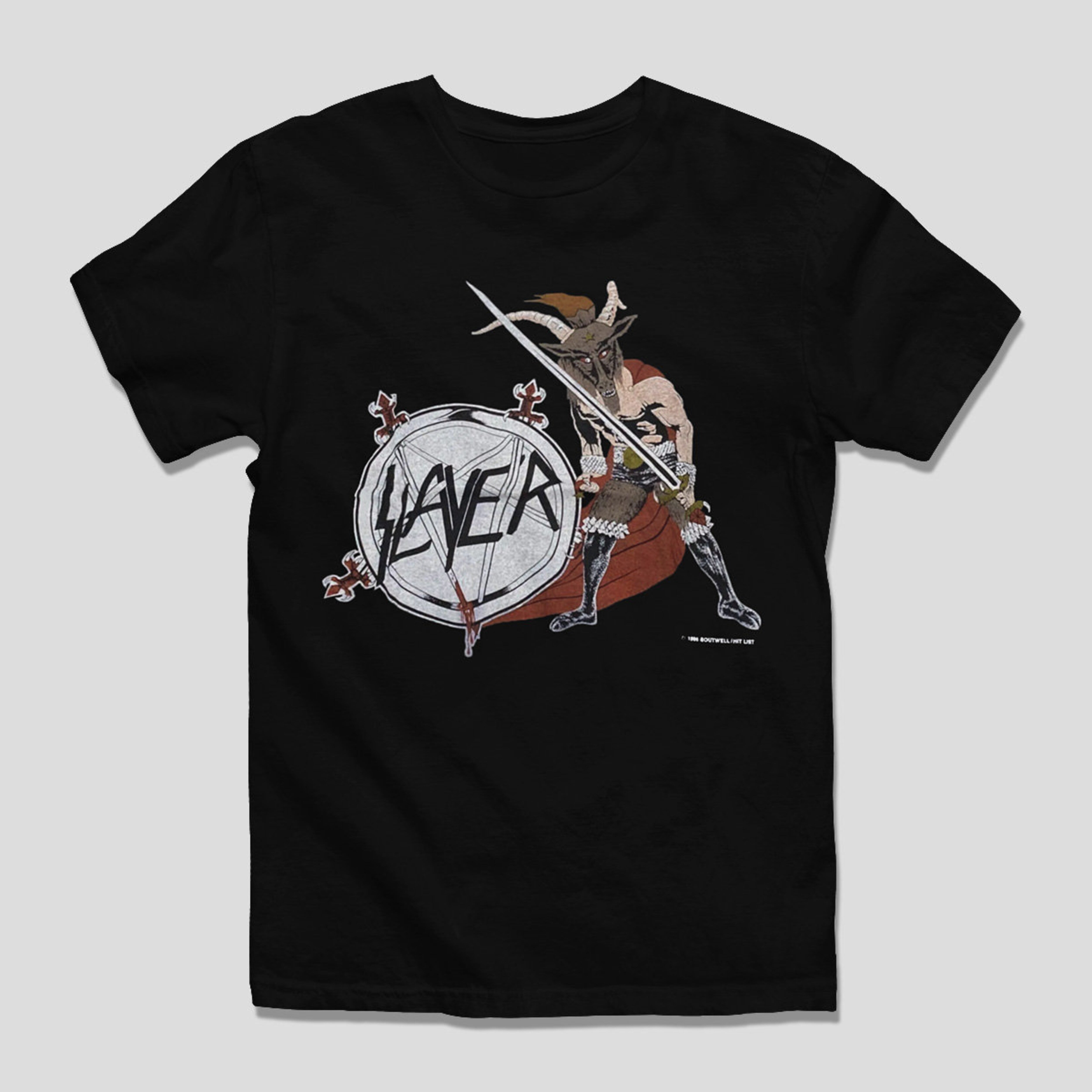 Vintage 80s Slayer Band Period Unisex T-shirt - Walmart.com