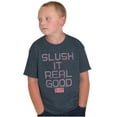 thumbnail image 1 of Vintage 80s Slush It Real Good Puppie Crewneck T Shirts Boy Girl Teen Brisco Brands L, 1 of 6