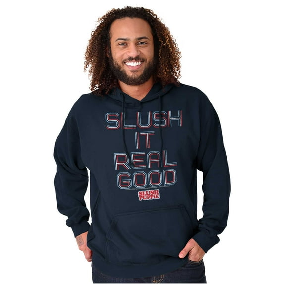Vintage 80s Slush It Real Good Puppie Hoodie Sweatshirt Women Men Brisco Brands L