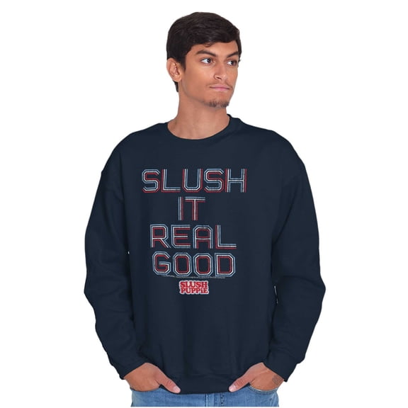 Vintage 80s Slush It Real Good Puppie Unisex Plus Size Sweatshirt Brisco Brands 2X