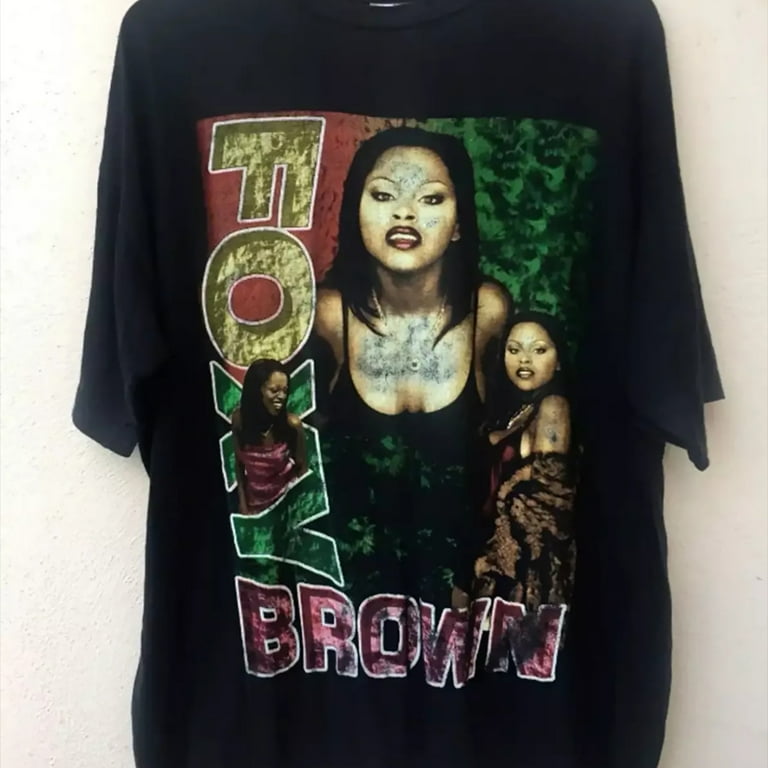 Vintage 90's Foxy Brown Rap Tee T Shirt Men - Walmart.com