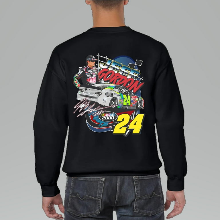 Vintage 90S Jeff Gordon Nascar Sweater Back Side Retro Graphic Style Racing Shirt Walmart