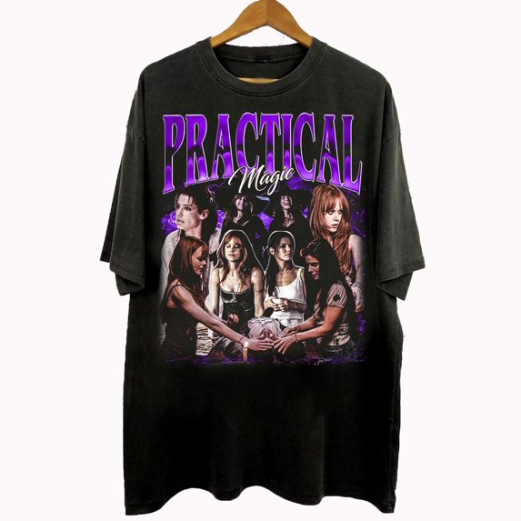 Vintage 90s Bootleg Style Practical Magic T-Shirt, Practical Magic 1998 Movie Gifts For Man And Women Unisex T-Shirt