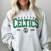 GILDAN Vintage 90s Boston Sweatshirt, Crewneck Celtics Sweat, Gift For Celtics Fan, Basketball Tee