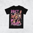 thumbnail image 1 of Vintage 90s Bret Hart Hitman Tee Shirt Retro Classic Graphic Tee Bootleg Bestseller Unisex Sport Gift, 1 of 2