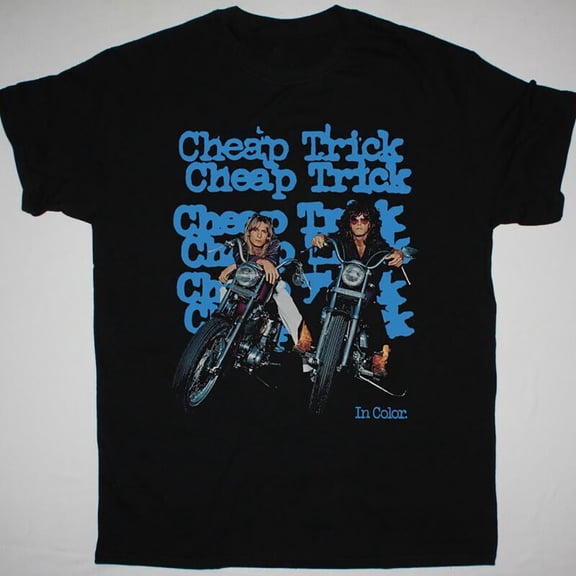 Vintage 90s CHEAP TRICK IN COLOR Cotton Black Unisex