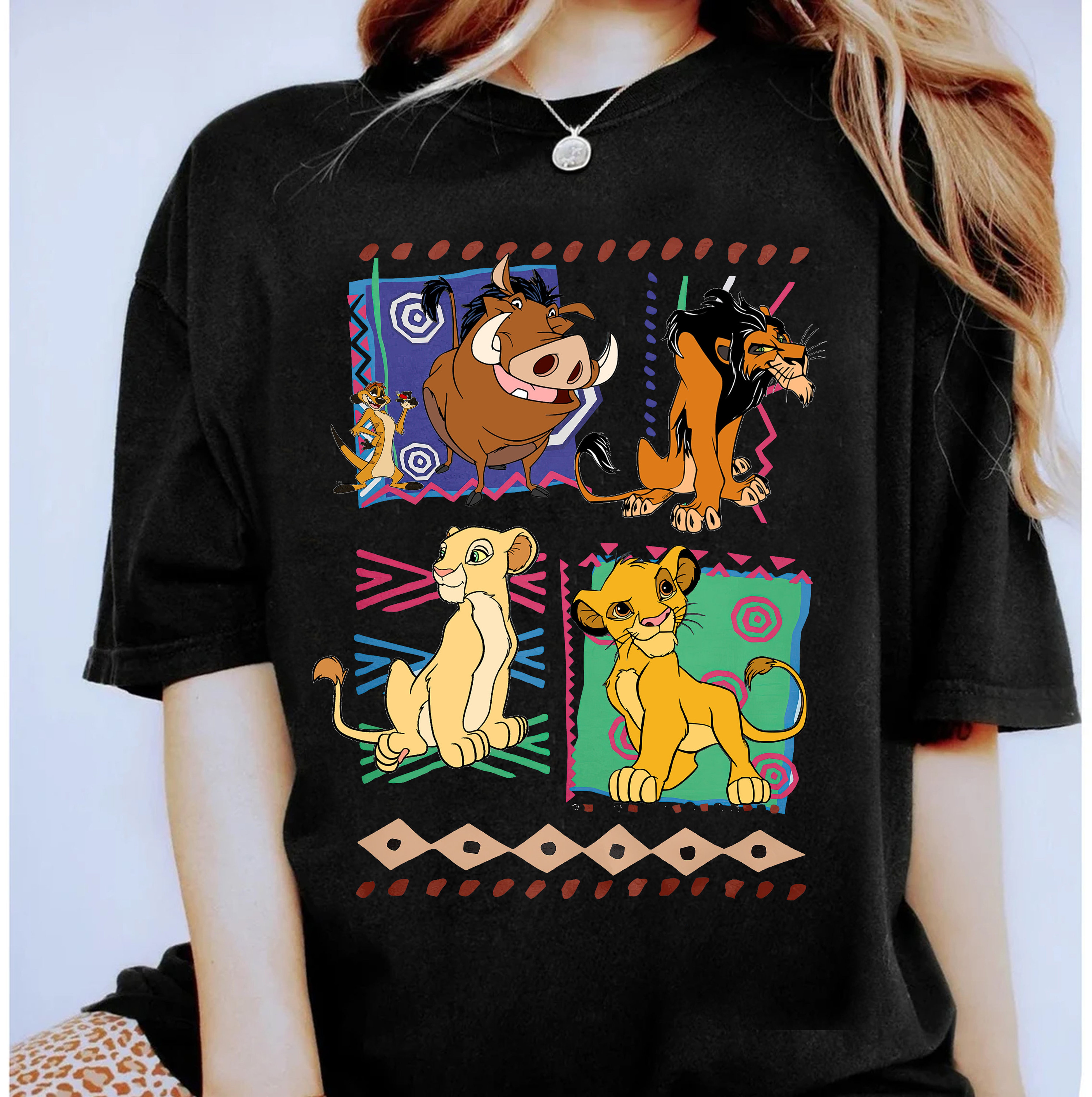 90s ディズニー The Lion King Tシャツ アニメ プロモーション｜美術品 