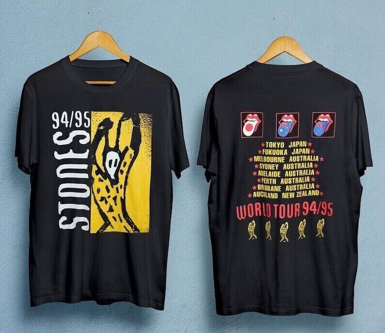 Vintage 90s Double Side The Rolling Stones 1994-95 Voodoo Lounge 