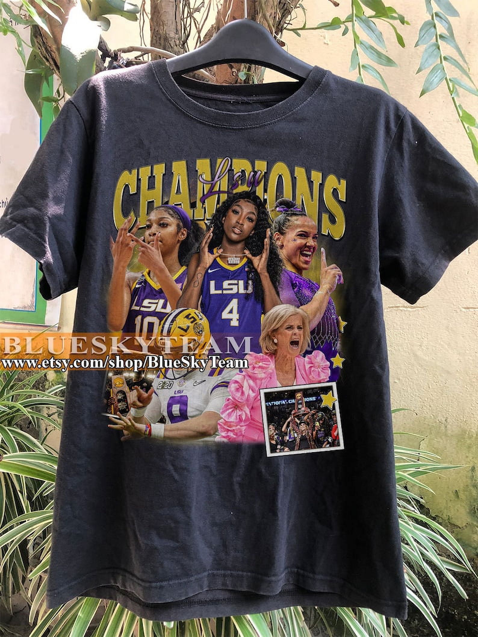 Vintage 90s Graphic Style Angel Reese, Flau'jae Johnson, Kim Mulkey ...