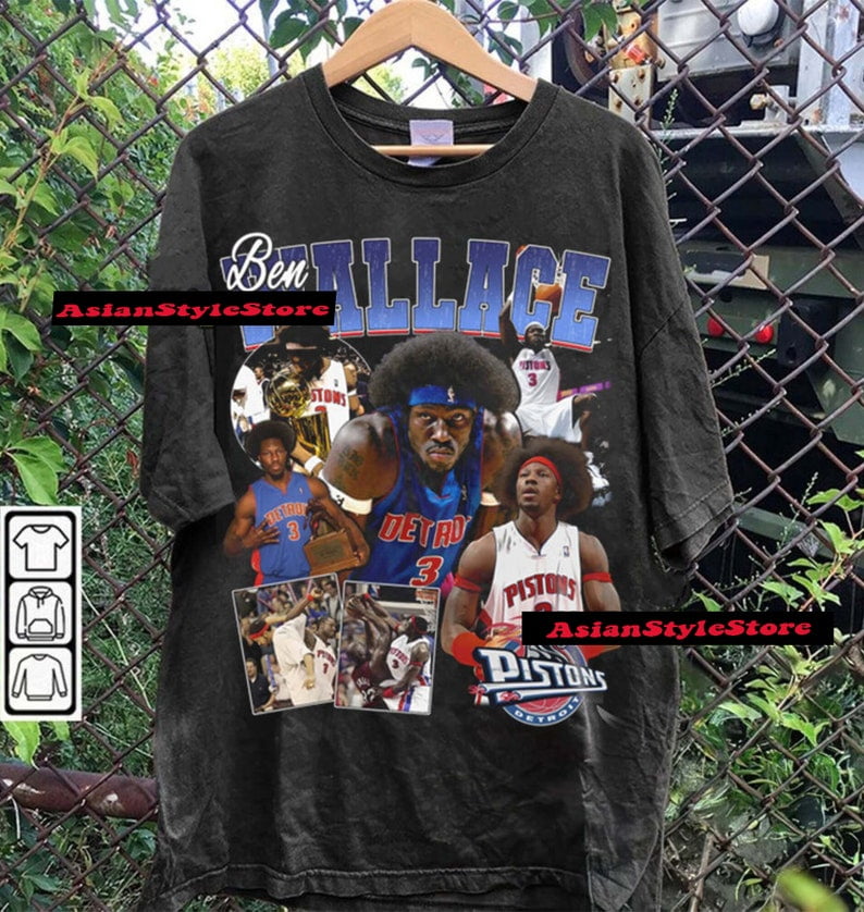 Vintage 90s Graphic Style Ben Wallace T Shirt Ben Wallace Shirt Ben Wallace Unisex Retro Basketball Bootleg Tee Walmart