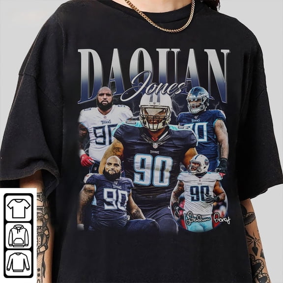 Vintage 90s Graphic Style DaQuan Jones T-Shirt, DaQuan Jones Shirt, Vintage Sport Shirt shirt,Black Color,Size 3XL