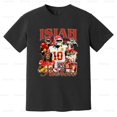 thumbnail image 1 of Vintage 90s, Graphic Style, Isiah Pacheco, Retro, Football, Sport, Tee Comfort Color T-Shirt Unisex, up to 4XL, 1 of 4