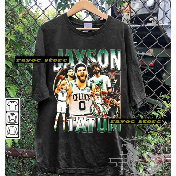 Vintage 90s Graphic Style Jayson Tatum T-Shirt, Jayson Tatum Unisex Retro Oversized Basketball Bootleg Tee