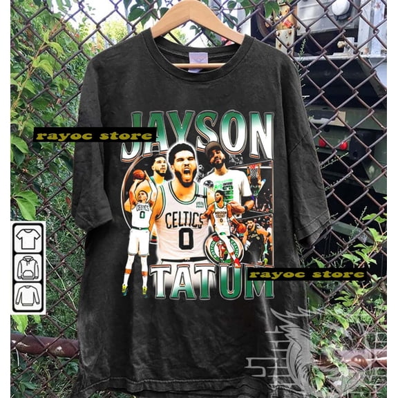 Vintage 90s Graphic Style Jayson Tatum T-Shirt, Jayson Tatum Unisex Retro Oversized Basketball Bootleg Tee