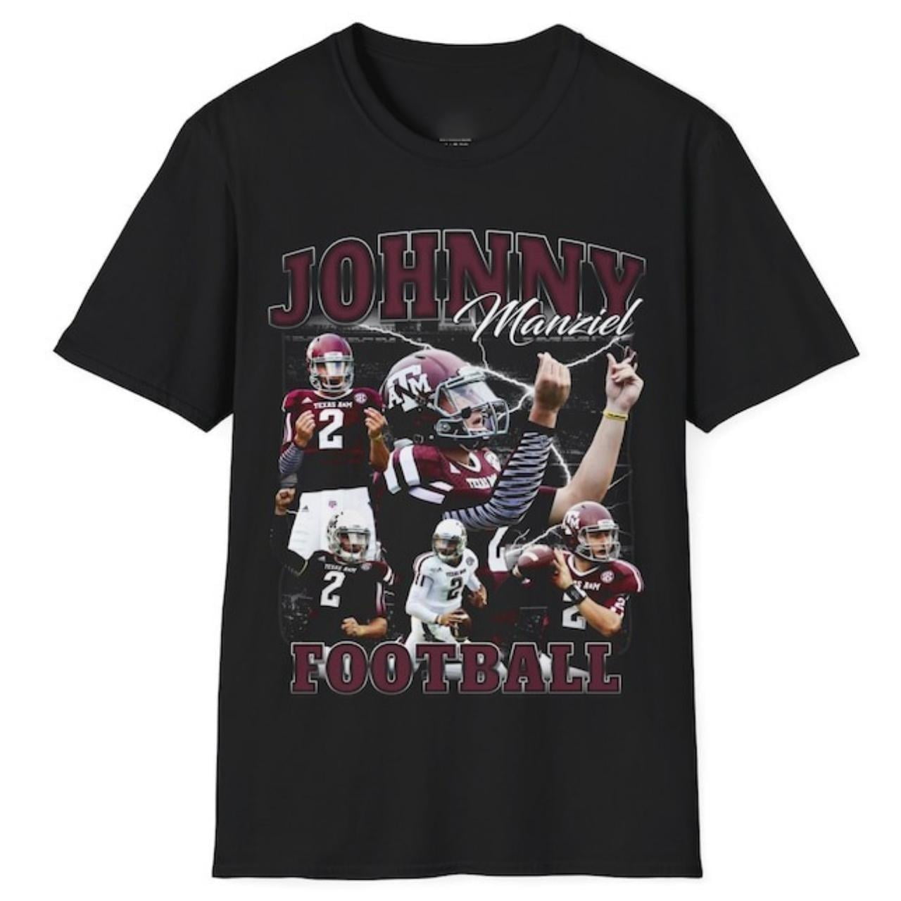 Vintage 90s Graphic Style Johnny Manziel T-Shirt, Johnny Manziel Tee, Retro Johnny  Manziel TShirt, Football T-Shirt, Sport T-Shirt - Walmart.com, image size:1280x1280