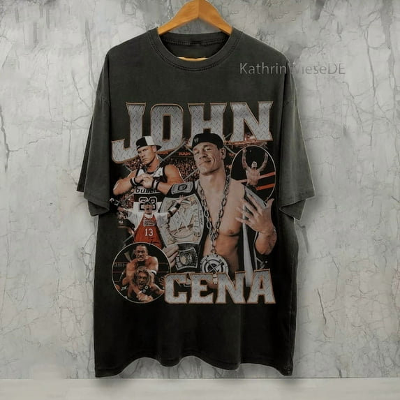 Vintage 90s Graphic Style Limited John Cena Vintage 90s T-Shirt, Gift For Woman and Man Unisex Tshirt, Black Color size M