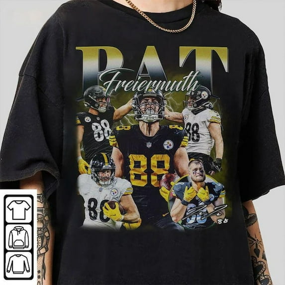 Vintage 90s Graphic Style Pat Freiermuth T-Shirt, Pat Freiermuth Shirt, Pittsburgh Football Shirt, Vintage Oversized Sport Shirt Sweatshirt
