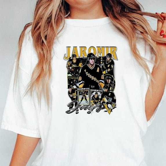 Vintage 90s Graphic Style The Jaromir Jagr Hockey Fan Gift Unisex T-Shirt, up to 5XL
