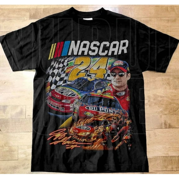 Vintage 90s Jeff Gordon Nascar Racing T-Shirt, Y2k Vintage Graphic Style Shirt