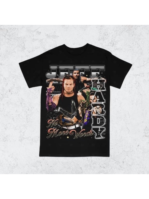 Vintage 90s Jeff Hardy Tee Shirt Homage Retro Classic Graphic Tee Bootleg Bestseller Unisex Sport Sweatshirt Gift,Black Color,Size L
