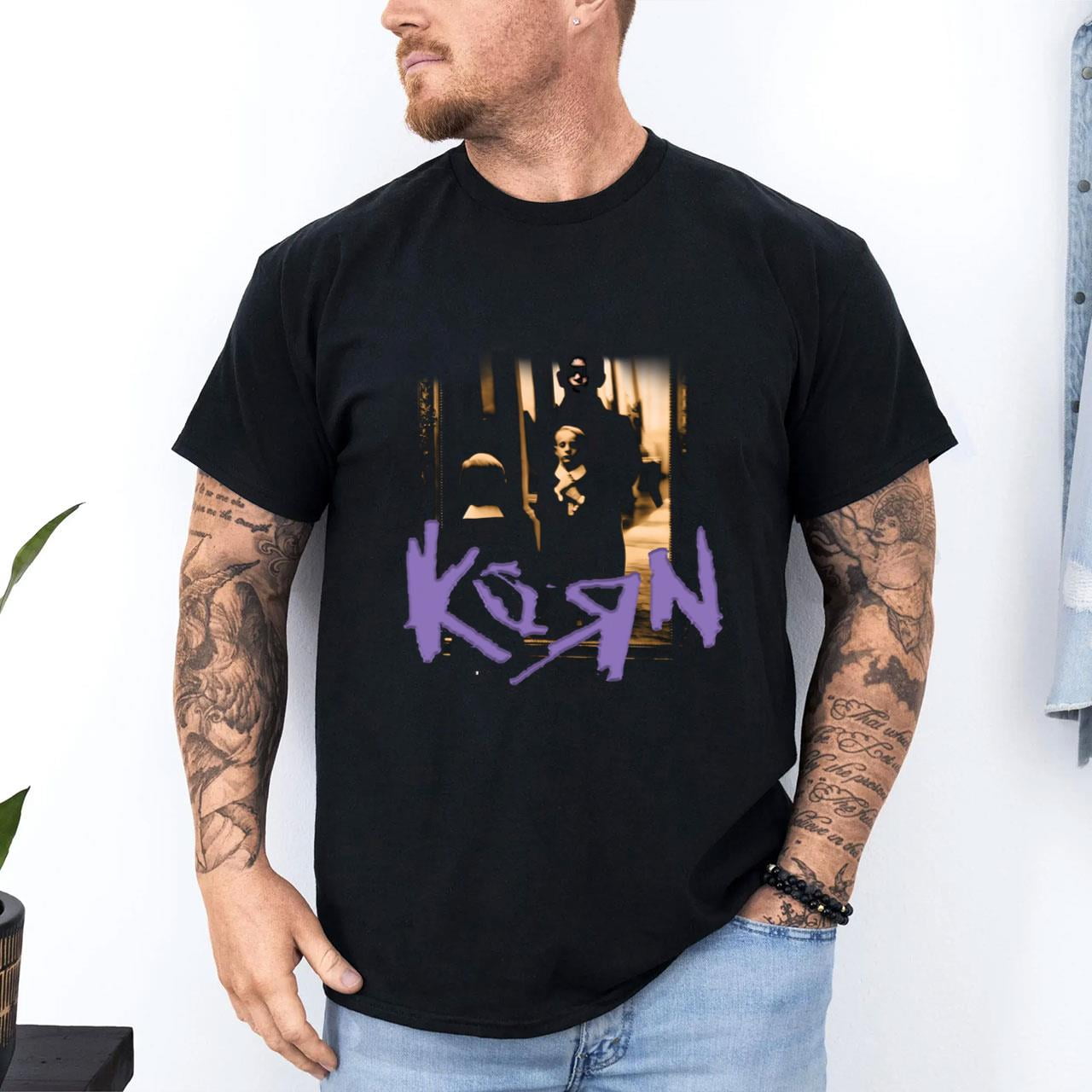 90's KORN LIFE IS PEACHY ツアー バンド Tシャツ Vintage 90s KORN Tour Concert Life is Peachy T Shirt Size