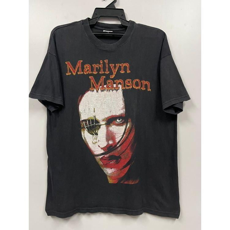 マリリンマンソンtシャツ 00s 10s コピーライトあり