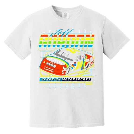 Vintage 90s NASCAR 24 Dupont Racing Two Sided Graphic Comfort Color T-Shirt