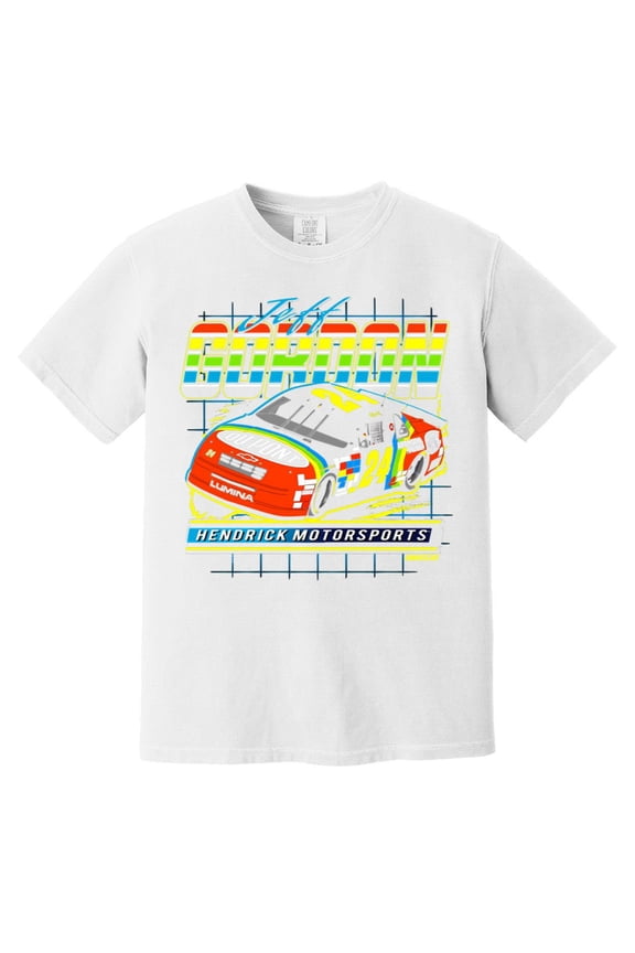 Vintage 90s NASCAR 24 Dupont Racing Two Sided Graphic Comfort Color T-Shirt